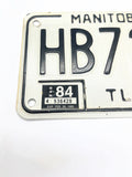 Vintage 1984 Manitoba License Plate