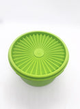 Vintage Apple Green Tupperware Kitchen Canisters