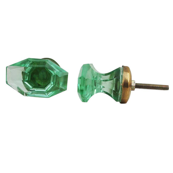 Green Tapered Baguette Knob