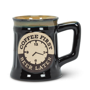 "Coffee First" Tankard Mug
