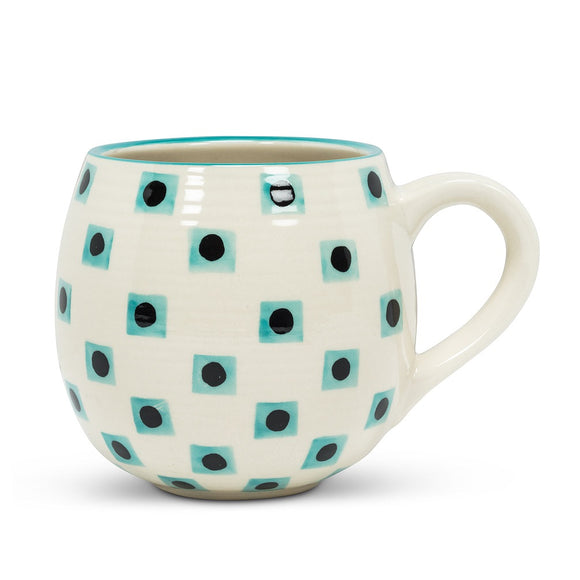Dots And Squares Ball Mug