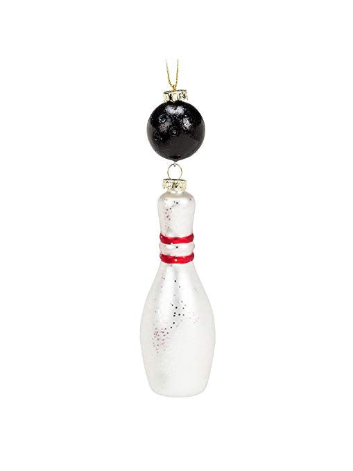Bowling Ball & Pin Ornament